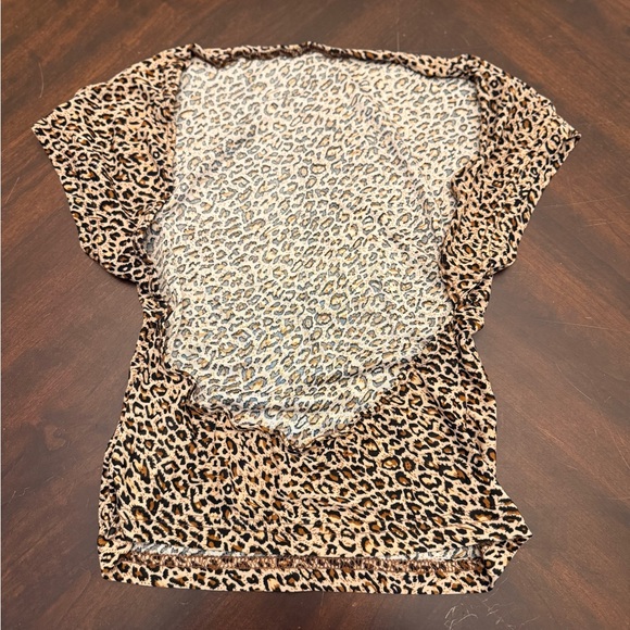 SHEIN Leopard Print Blouse - Picture 3 of 4